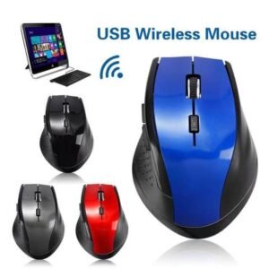 Mouse Inalámbrico W107 2.4G Ergonómico – 800/1200/1600 DPI