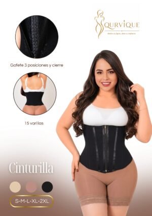 Cinturilla Straplet 15 Varillas – Compresión Alta Efecto Reloj de Arena